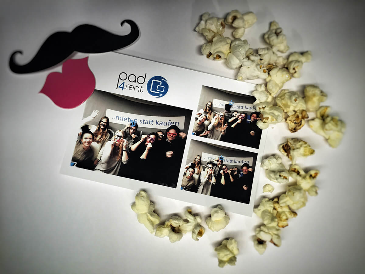 Ausgedruckte Fotobox BIlder