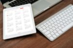 Tastatur mit Tablet KalenderGefahren des BYOD-Prinzips