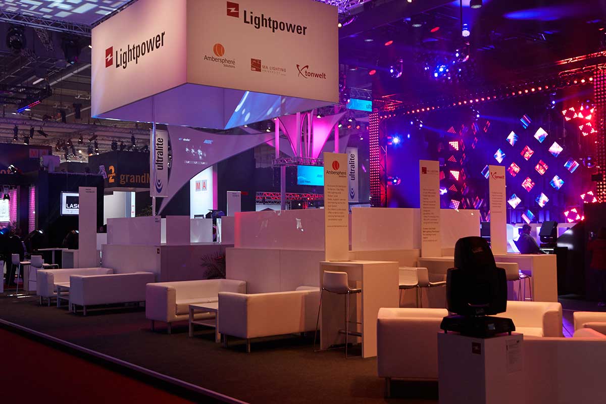 Messestand Light