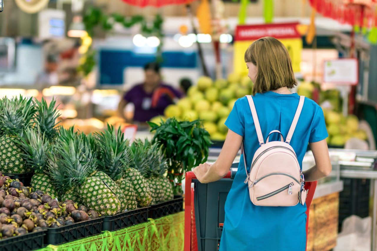 Einkauf im Supermarkt und Kaufentscheidungen