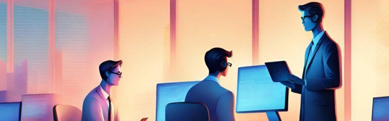 ibm-security beispielbild von 3 Personen am PC